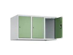 opzetkast,v. locker,3vak.,vak B 300mm,HxBxD 500x900x500mm,cilinderslot