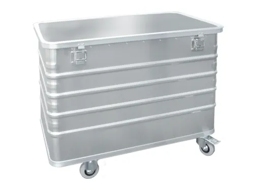 Bakwagens Aluminium Deksel 200kg Hxlxb 770x990x580mm 322l