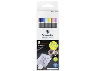 Brushpen Schneider Paint-It 070 5+1 GRATIS assorti V01 kartonetui - 7