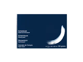 Schetsboek Papyrus 320x480mm 160gr 24 vel - 1