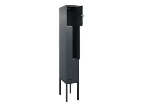 Z-garderobekast,HxBxD 2120x300x500mm,vak B 150/300mm,draaigrendel