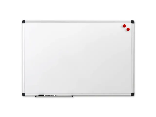 Tableau blanc magnétique Naga cadre aluminium 90x120cm