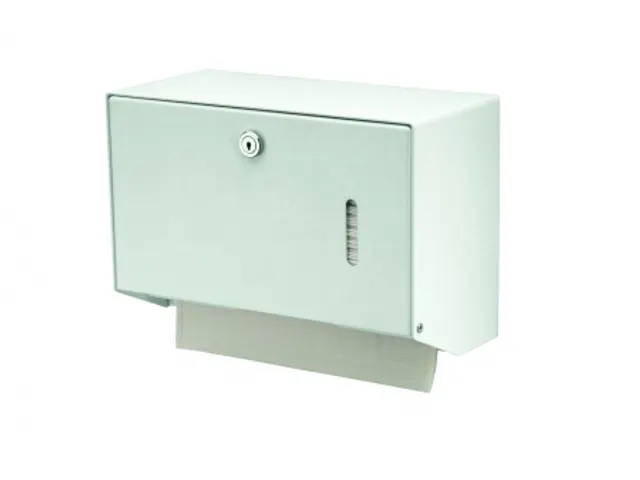 Handdoek Dispenser RVS Wit Klein C-vouw Z-vouw