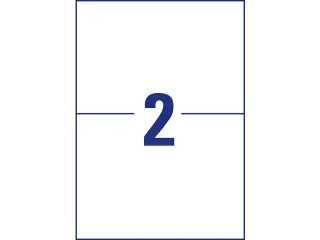 Bedrukbaar antimicrobiëel etiket Zweckform 210x148mm, transp. 20 etik - 7