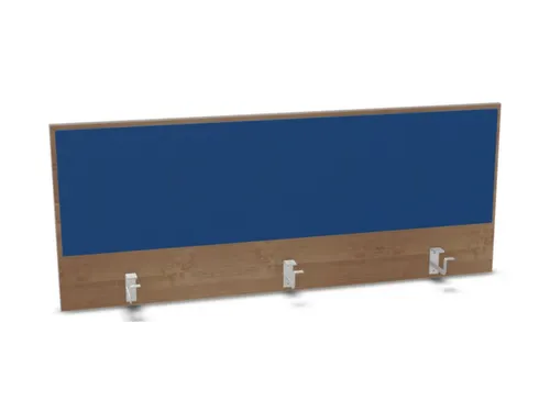 opzetpaneel,v. bureau,aanbouw achter,B 1400mm,NT-cherry,BN6016-blauw