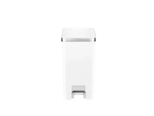 Hana Slim 1 Pedaalemmer 10 Liter Wit
