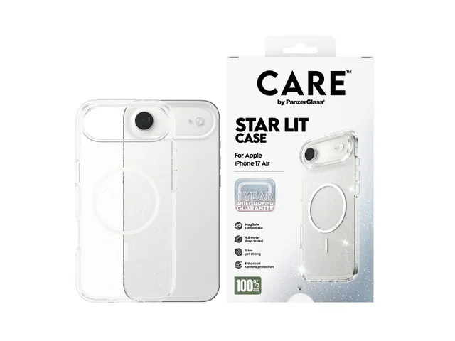 PanzerGlass CARE by Star Lit Case w. White MagSafe iPhone Air, H