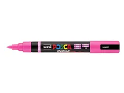 Paintmarker Uni POSCA PC-5BR brushpunt M roze