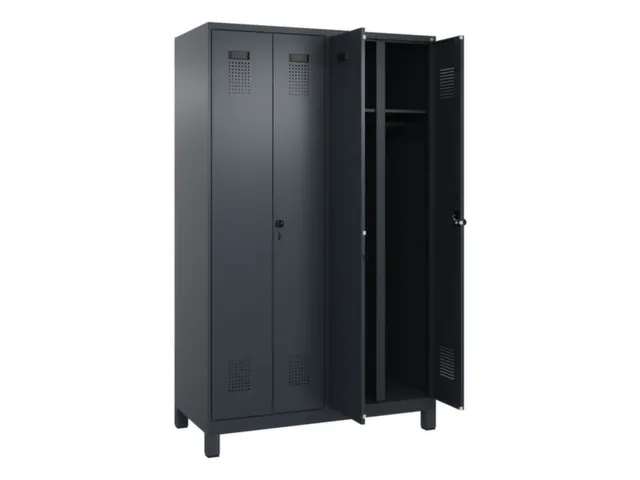 locker voor scheiding van kleding,HxBxD 1950x1200x500mm,4vak