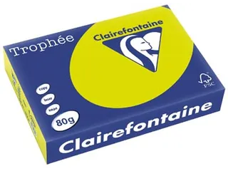 Trophée Intens Gekleurd Papier A4 80 gram 500vel Fluogroen - 2