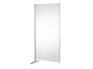 Scheidingswandsysteem 1750x 800mm Acrylelement Voet Wit - 1