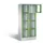 Lockerkast 1800x810x500mm 2x4 vakken Cilinderslot, Sokkel, RAL6011