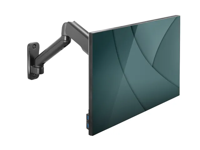 Monitorarm Wand 32 Inch Gasveer Zwart