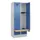 locker met bank,HxBxD 1950x800x815mm,2vak,vak B 400mm,draaigrendel