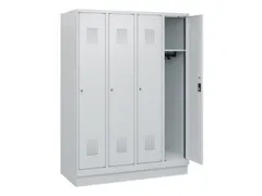schoollocker,HxBxD 1630x1200x500mm,4vak,vak B 300mm,cil.-slot,sokkel