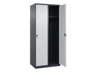 locker,HxBxD 1850x800x500mm,2vak,vak B 400mm,draaigrendel - 1