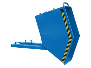 Kiepbak Staalplaat 840x670x1320mm Inh. 0.40m³ 300kg Blauw - 1