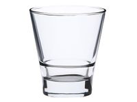 Stylepoint Oxford whiskey glas conisch met stapelrand 265ml 12 stuks