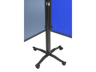 PREMIUM PLUS workshopbord inklapbaar 150x120cm blauw-grijs vilt - 3