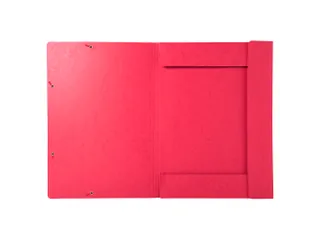 Elastomap met 3 kleppen glanskarton 600gm² - A3-Rood - - 1