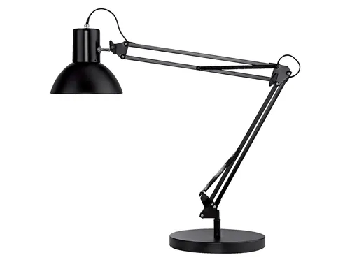 Bureaulamp Unilux Success 80 LED met klem en voet Zwart