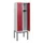 schoollocker,HxBxD 1950x600x500mm,2vak,vak B 300mm,draaigrendel