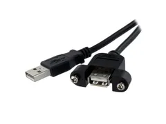 91 cm lange Paneel gemonteerde USB-kabel A naar A F/M