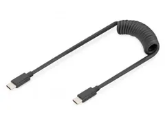 USB - Type C naar USB - Type C veerkabel TPU USB 2.0 PD60W Max; 1m