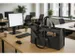 Bureautas Juscha RPET hybride werken donker grijs 50x28x15cm