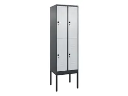 dubbeldekse locker,HxBxD 2120x600x500mm,2x2vak.,vak B 300mm