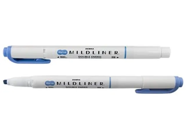 MILDLINER markeerstift donkerblauw dubbele punt