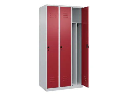 locker voor scheiding van kleding,HxBxD 1850x900x500mm,3vak