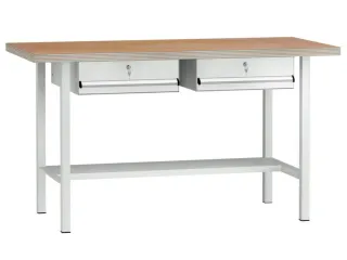 Werkbank 840x1500x700mm 2laden 150mm Frame Ral5010 Front Ral5010 - 1
