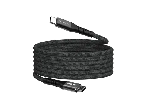 S+C Magnetische Usb-C Kabel zwart 100W 31863 480Mbps 1.20m
