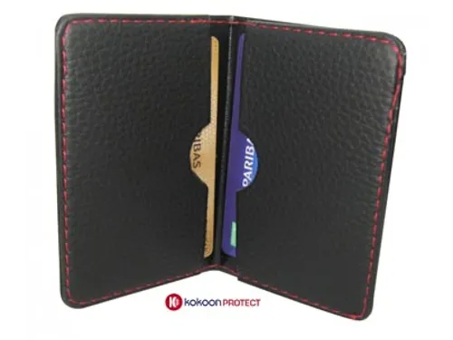 Creditcardhouder RFID Imitatieleer 2 pasjes Assorti