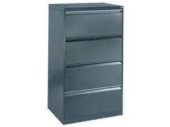 fichekast,HxBxD 1045x433x590mm,1baan,romp RAL7021,front RAL7021