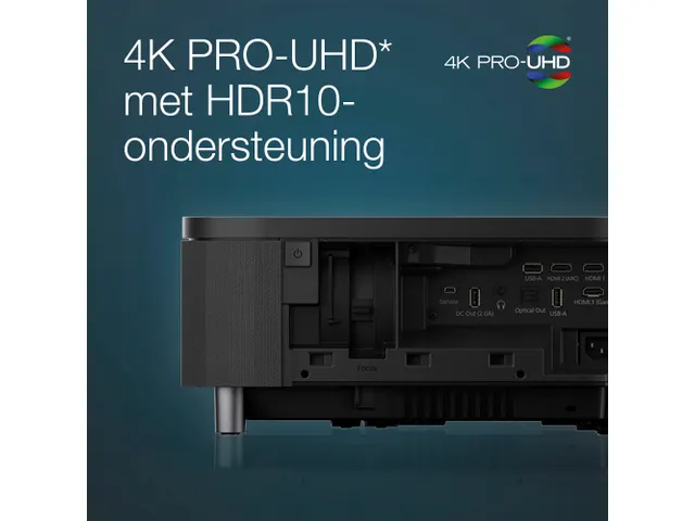 EH-LS800B 4K PRO-UHD smart laserprojector, 4000 lumen, scherm van maxi