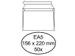 Envelop Hermes Bank Ea5 156x220mm 80gr 50st Wit Zelfklevend