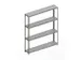 Rayonnage Grande Largeur Hxlxp 2470x2004x400mm Charge Maxi/tablette 50
