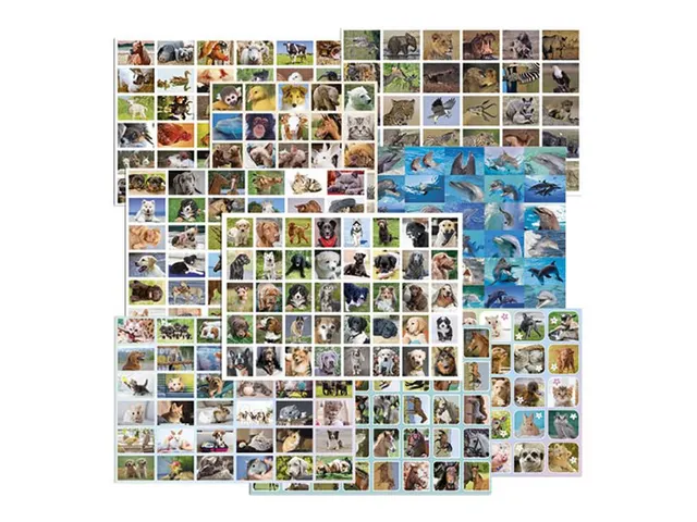 Belongingsstickermix De Stulp dieren assorti