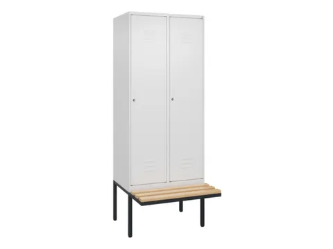 locker voor scheiding van kleding,HxBxD 2120x800x815mm,2vak