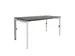 Bureau Linesto N4 hoogte instelbaar 180x80cm Logan eiken, poot Wit