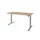 Dextro Basic Zit-sta Bureau Elektrisch 140x80 honey castello 25mm Alu