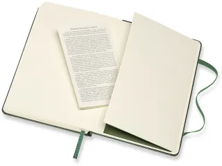 Notitieboek Moleskine pocket 90x140mm lijn hard cover myrtle green - 5