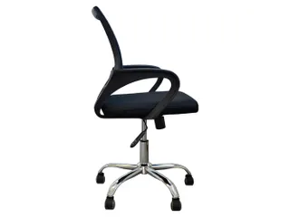 Bureaustoel Basic Net Zwart Stof - 4