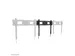 Neomounts LEVEL-750 WL30-750BL18 Support mural fixe robuste pour écra