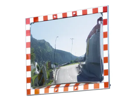 verkeersspiegel,HxB 600x800mm,max. zichtbreedte 10m,spiegel RVS