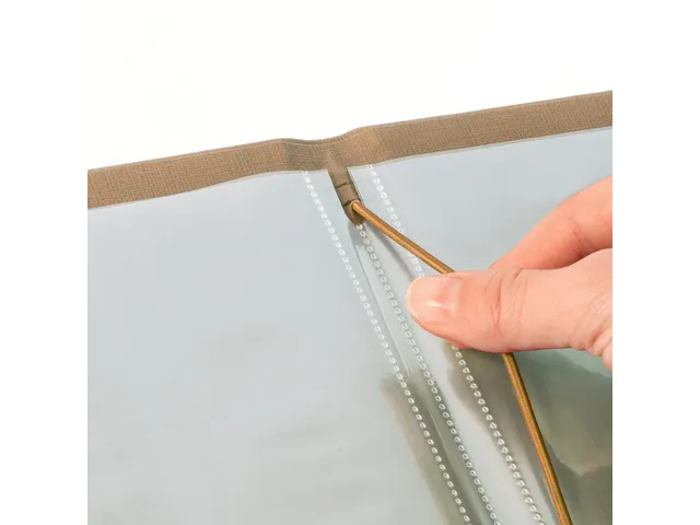 Menukaart map Sigel A4 bruin voor 8 blad