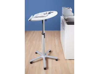 Ergonomische zit/sta werktafel melamine Grijs - 2