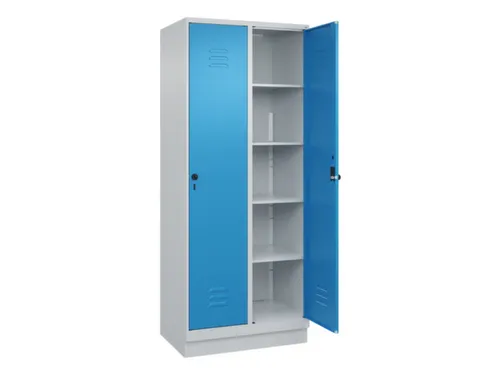 wasgoedverdeelkast,HxBxD 1950x800x500mm,vak B 400mm,draaigrendel